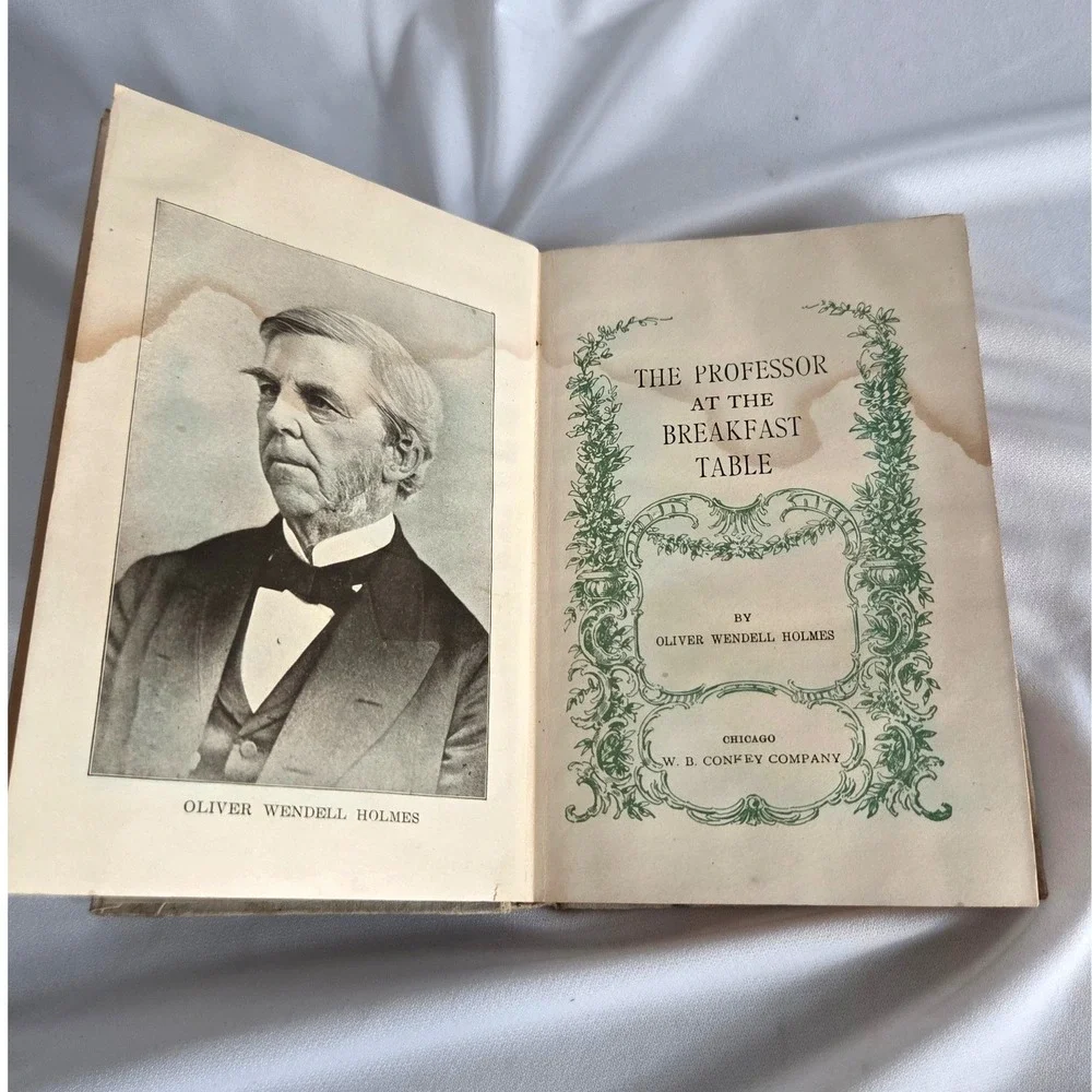 Antique Professor at the Breakfast Table Oliver Wendell Holmes Book
